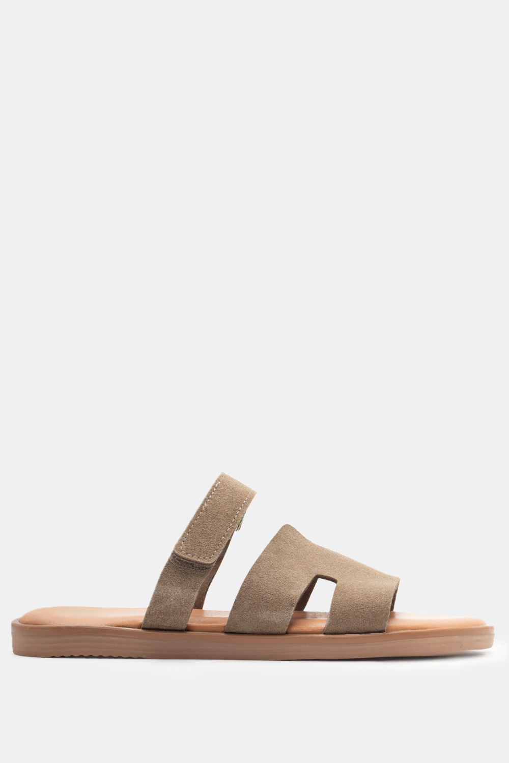 Flat Σανδάλια με Λουράκι Scratch - Χακί