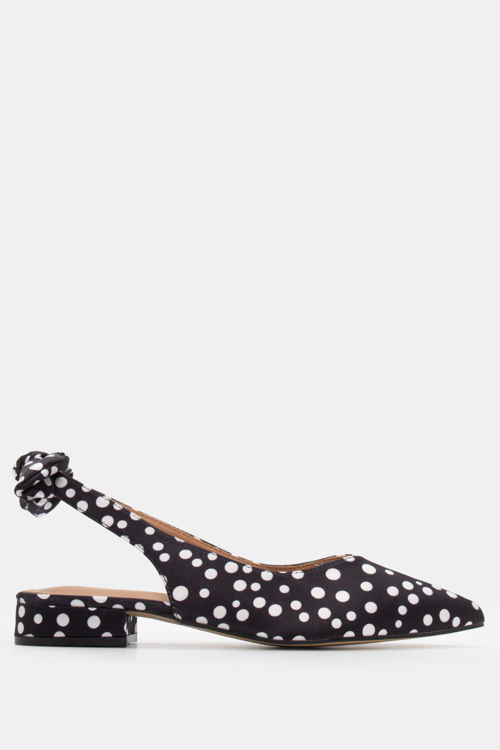 Γοβάκια Μυτερά με Διακοσμητικό Φιόγκο - Μαύρο