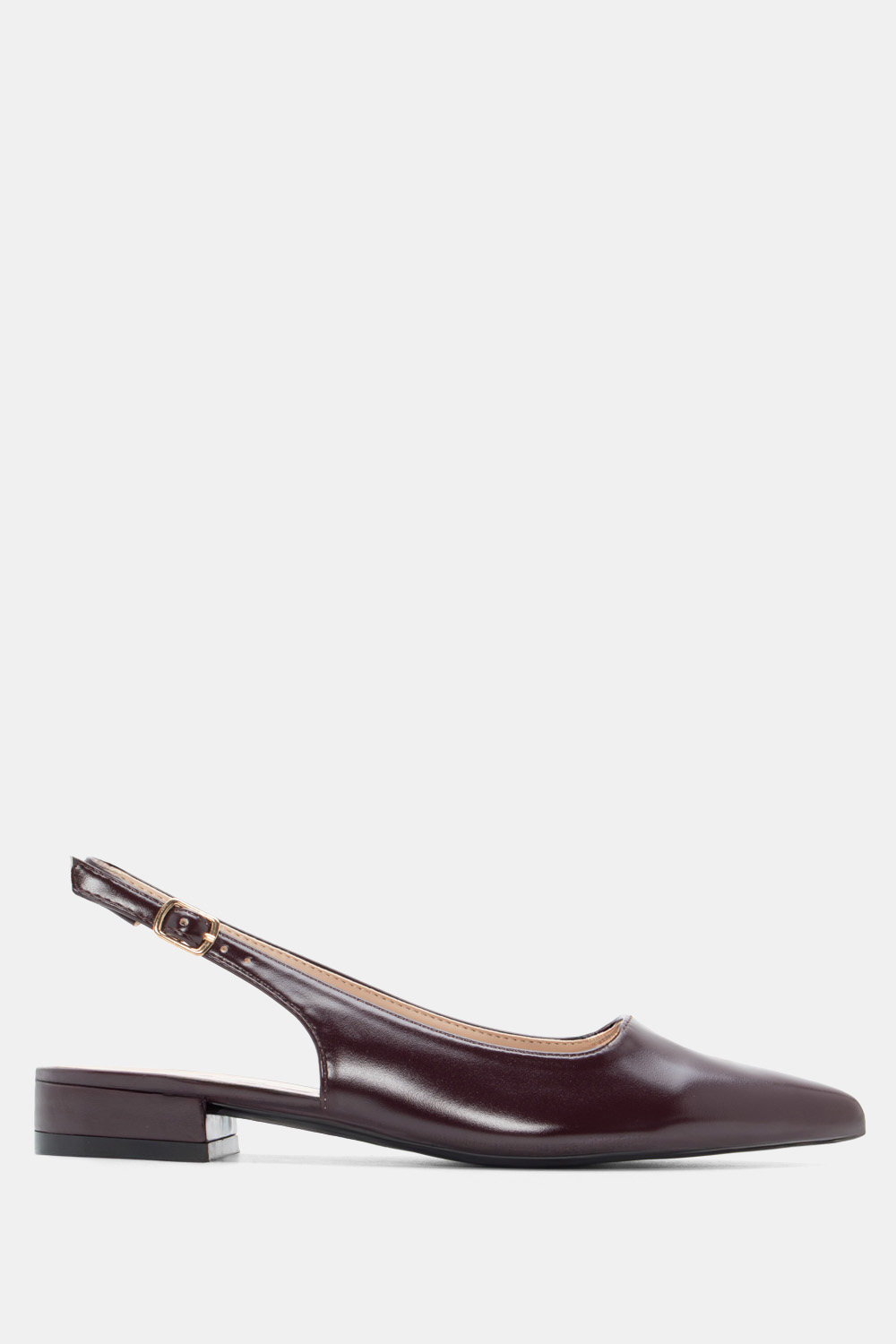 Γοβάκια Open Heel Μονόχρωμα - Μπορντό