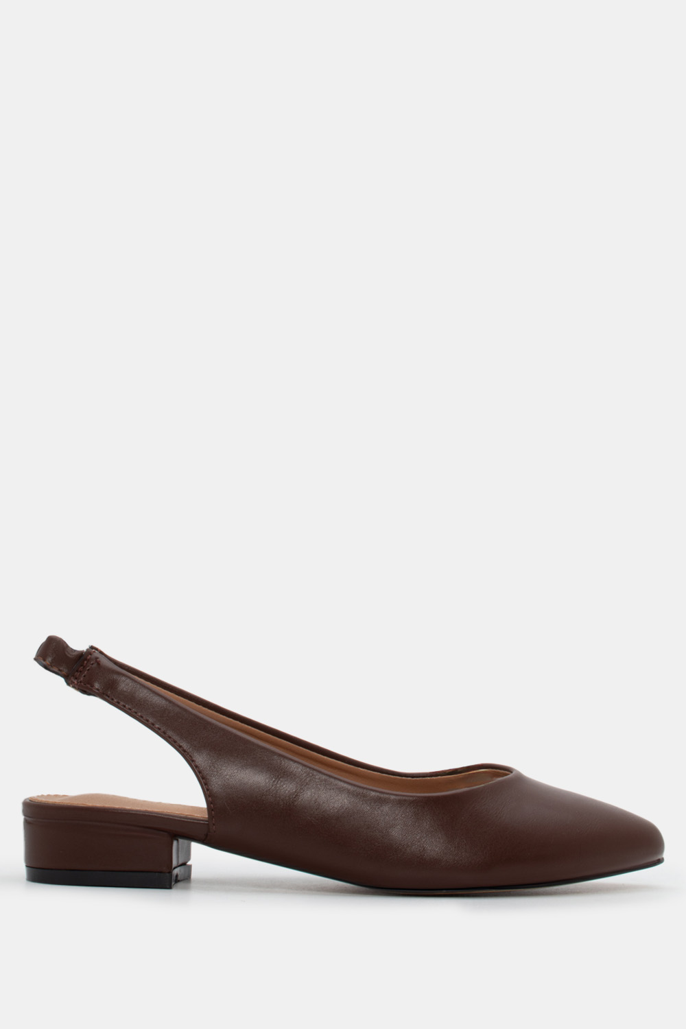 Luigi - ΣΗΜΑΝΤΙΚΟ: Σε περίπτωση διαφοράς τιμής από το κατάστημα ισχύει παντα και μόνο η τιμή του καταστήματος Γοβάκια Slingback με Λάστιχο - Καφέ