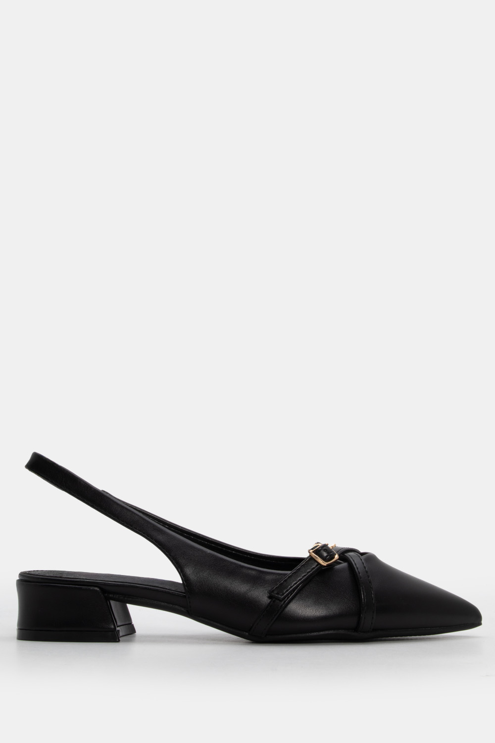 Γόβες με Χιαστί Λουράκια - Μαύρο