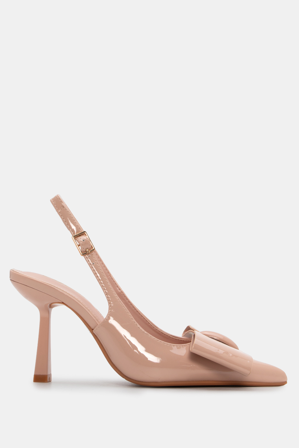 Γόβες Μυτερές με Φιόγκο - Μπεζ