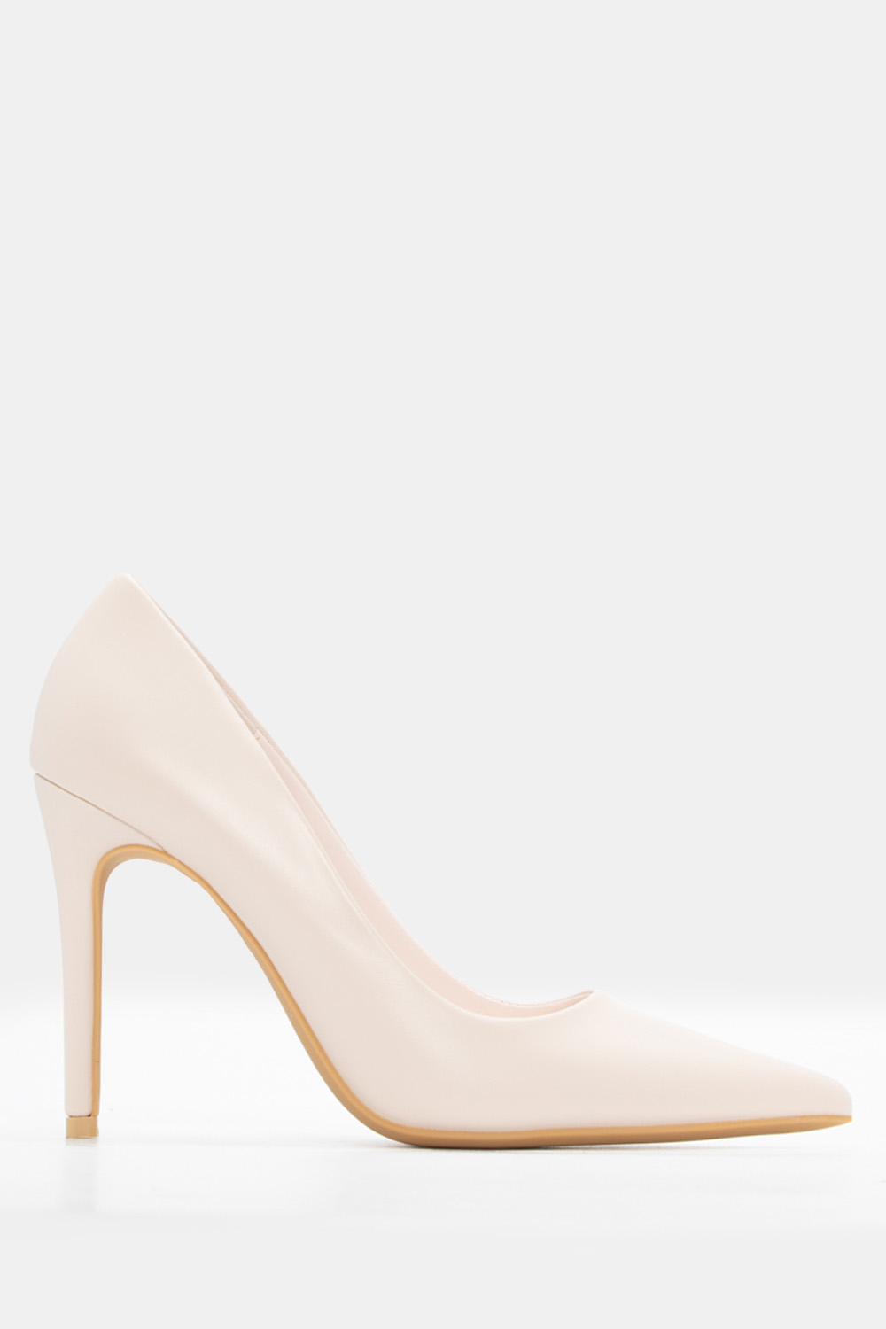 Γόβες Μυτερές Μονόχρωμες - Μπεζ