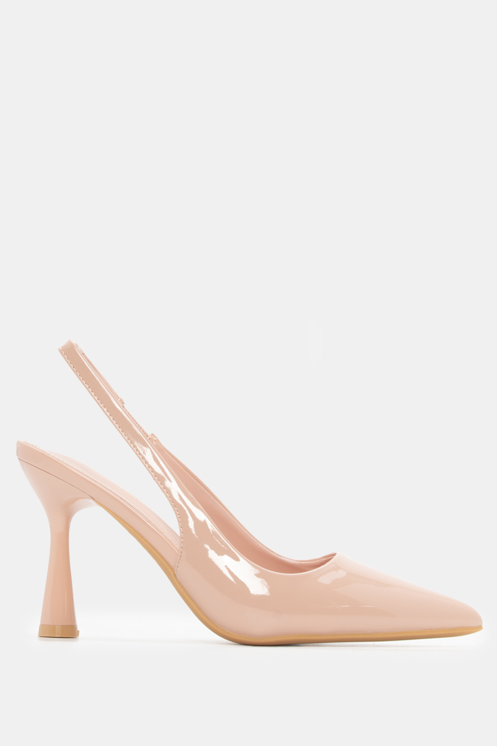 Γόβες Μυτερές Slingback - Μπεζ