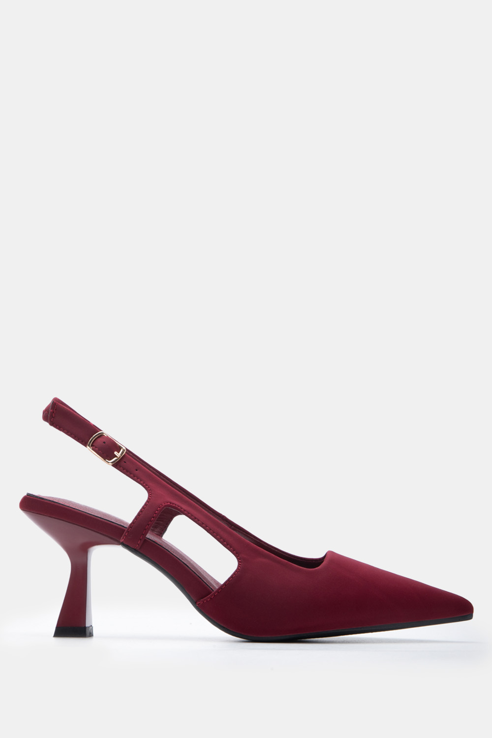 Γόβες Μυτερές Slingback - Μπορντό