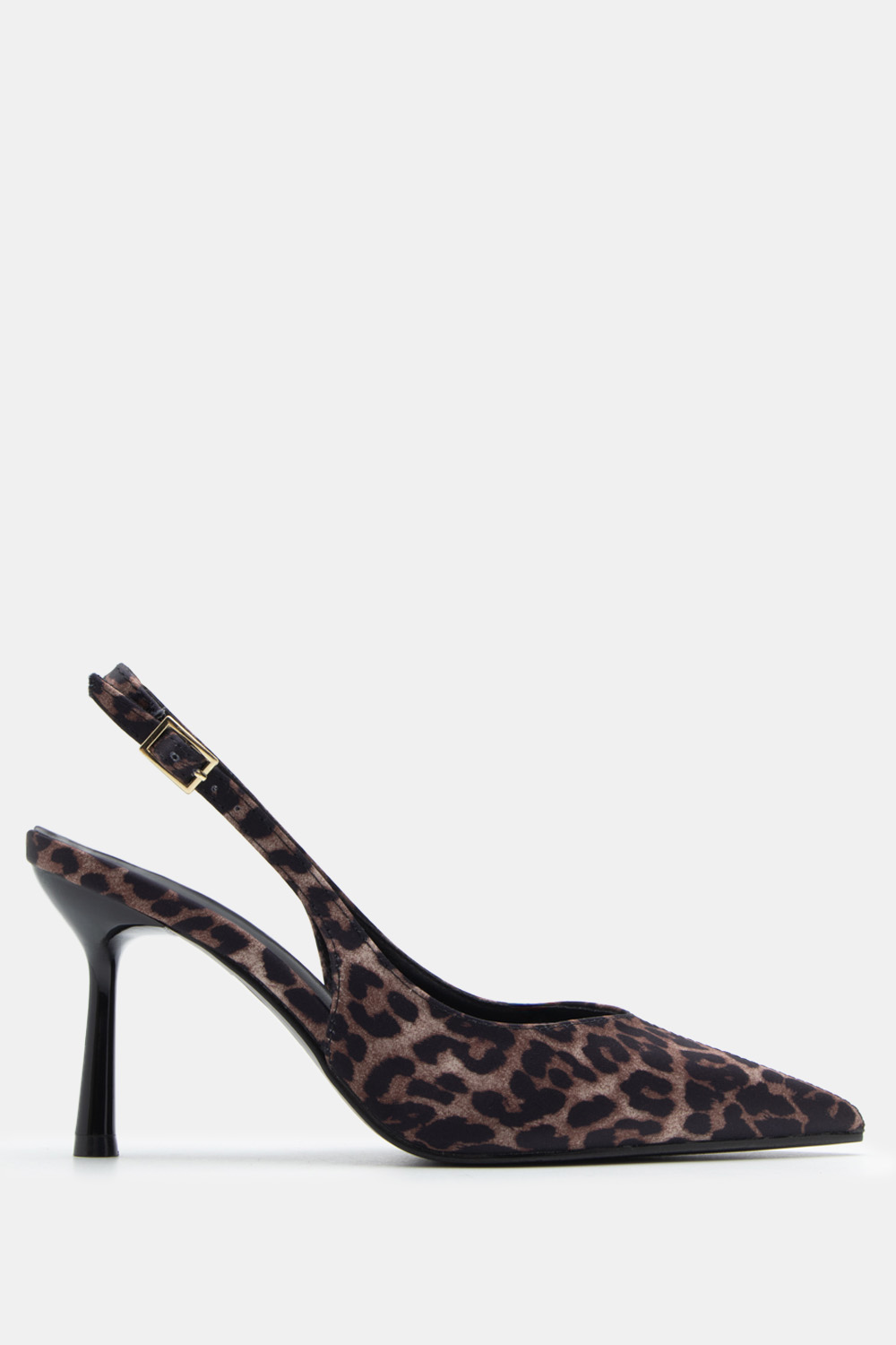 Γόβες Μυτερές Slingback - Animal Print