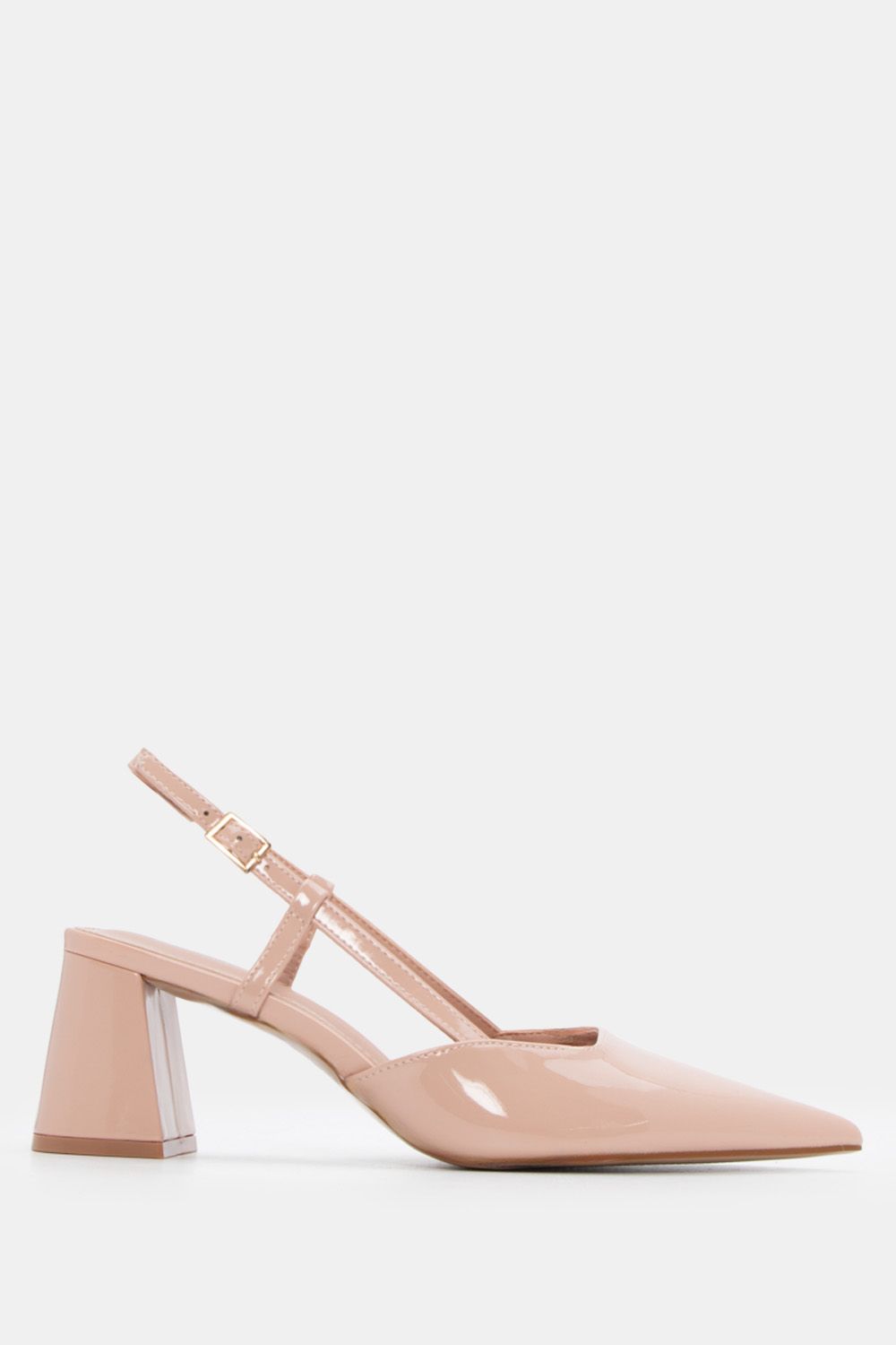 Γόβες Μυτερές Slingback - Μπεζ