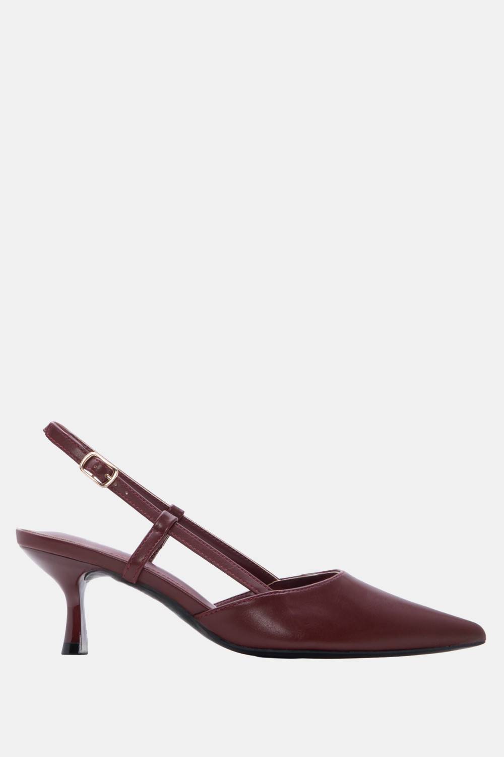 Γόβες Slingback Μυτερές - Μπορντό