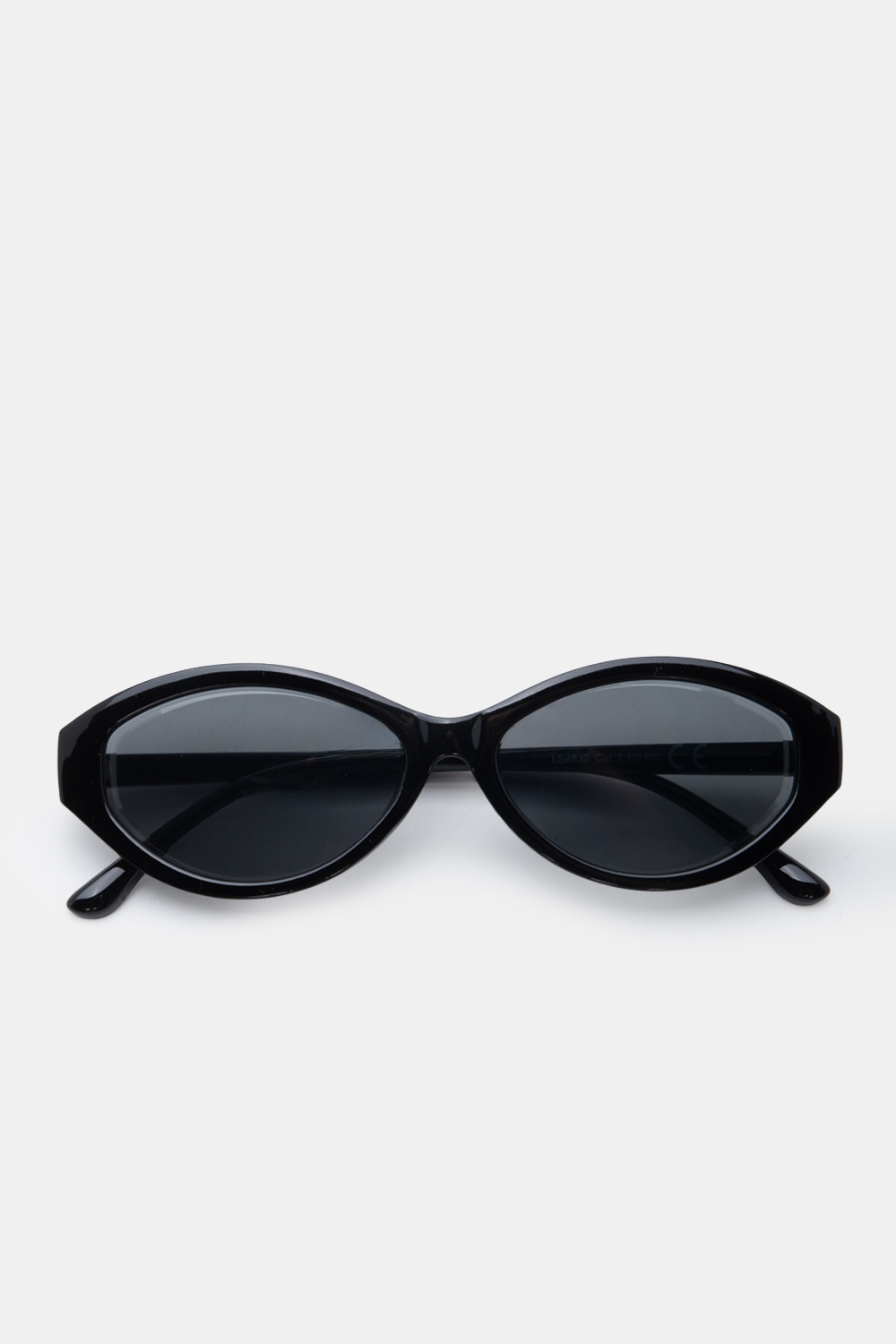 Γυαλιά Ηλιού Oval Bold Luxury - Μαύρο