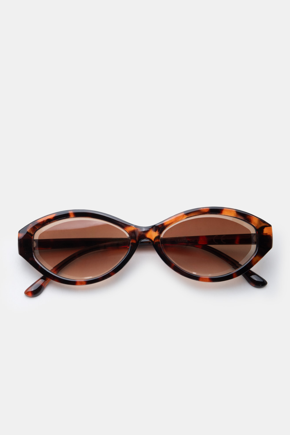 Γυαλιά Ηλιού Oval Bold Luxury - Animal Print