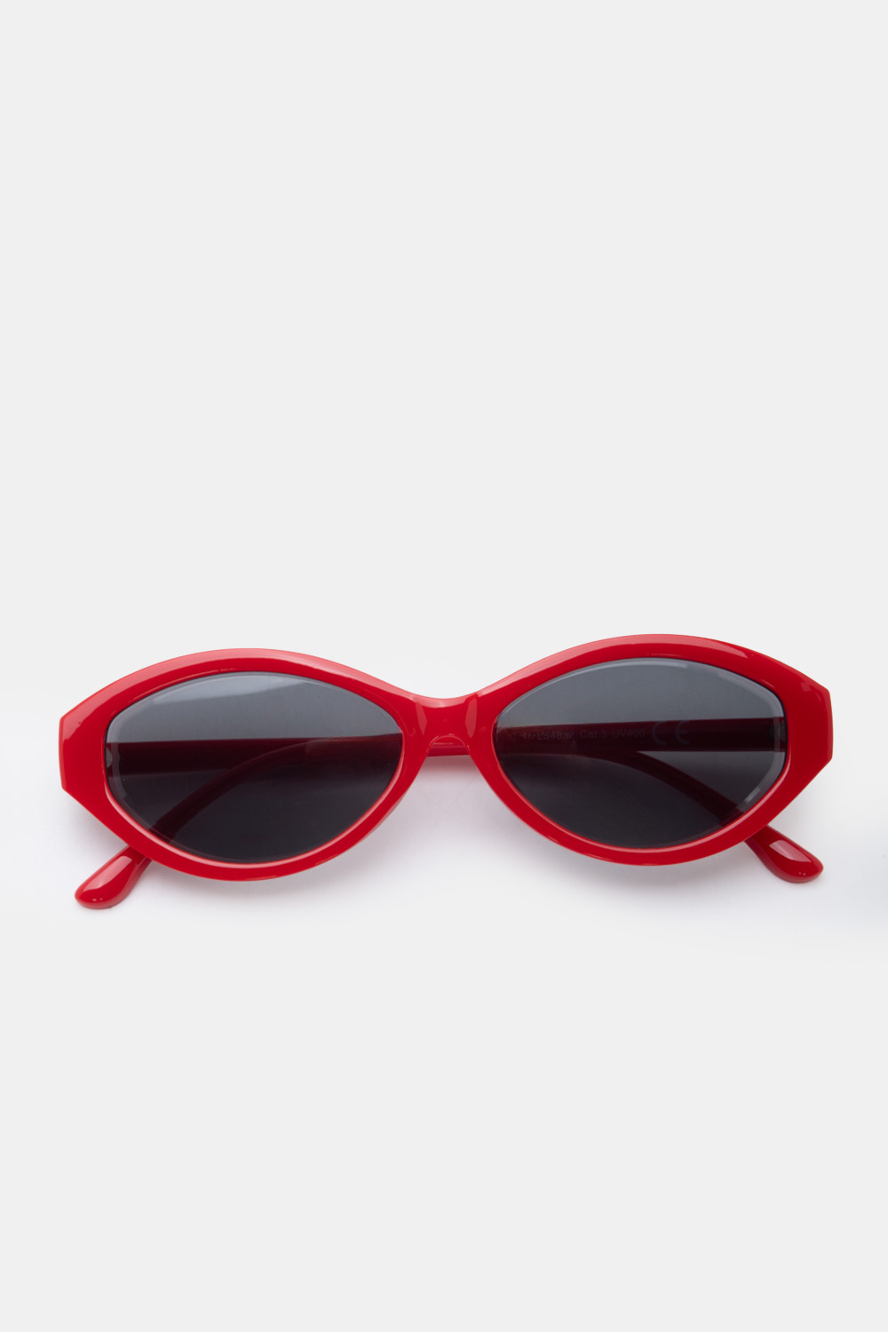 Γυαλιά Ηλιού Oval Bold Luxury - Κόκκινο