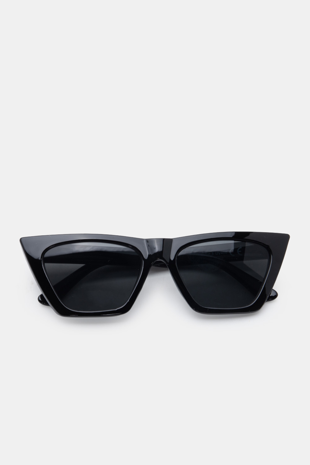 Γυαλιά Ηλιού Cat-Eye Bold Frame Como - Μαύρο