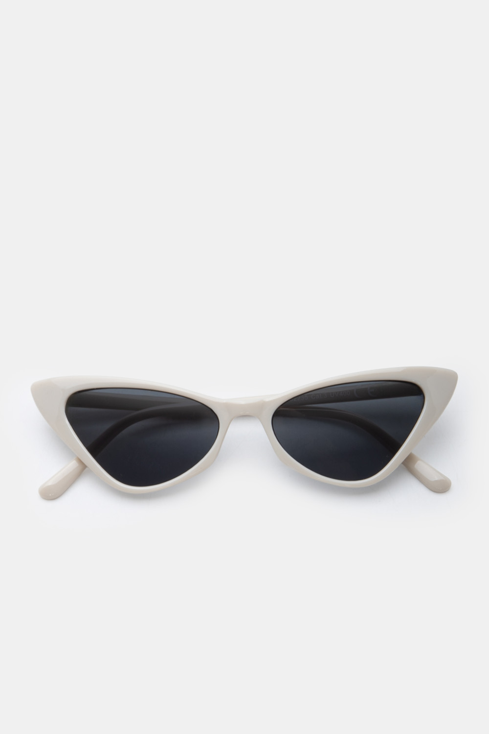 Γυαλιά Ηλιού Cat-Eye Fashion - Εκρού