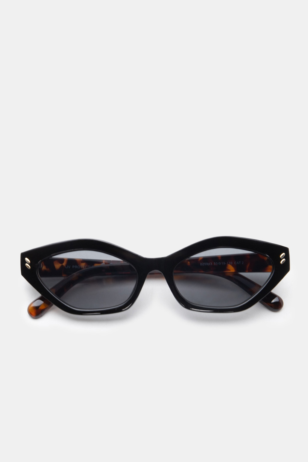 Γυαλιά Ηλιού Cat-Eye Style - Animal Print-Μαύρο