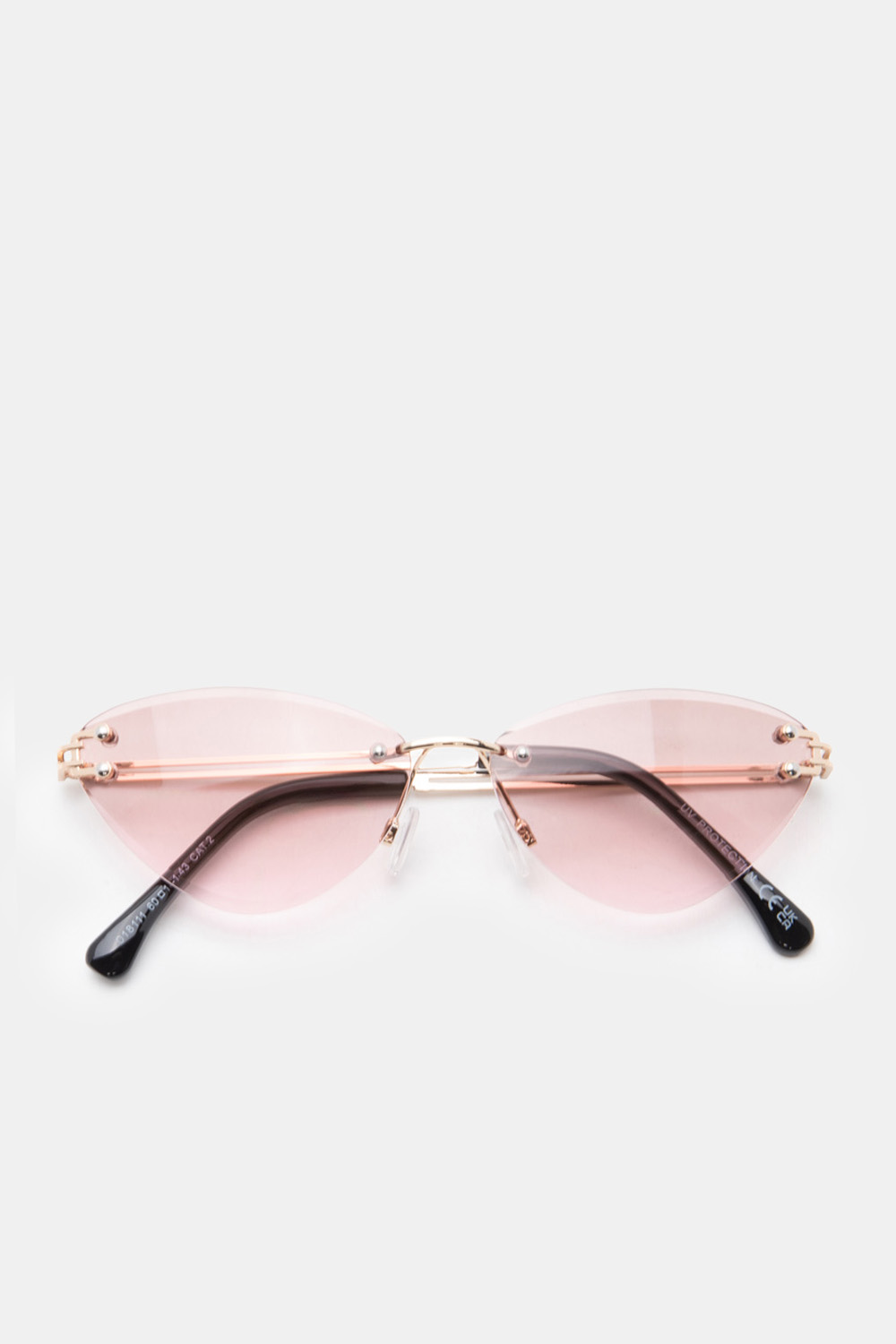 Γυαλιά Ηλιού Amethyst Diva Rimless - Ροζ