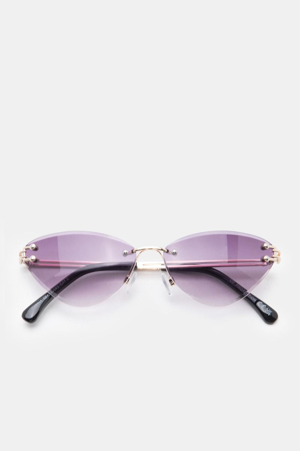 Γυαλιά Ηλιού Amethyst Diva Rimless - Μώβ