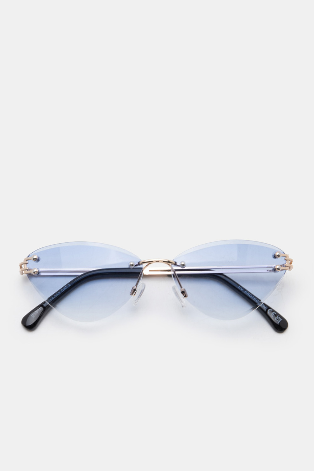 Γυαλιά Ηλιού Amethyst Diva Rimless - Μπλε