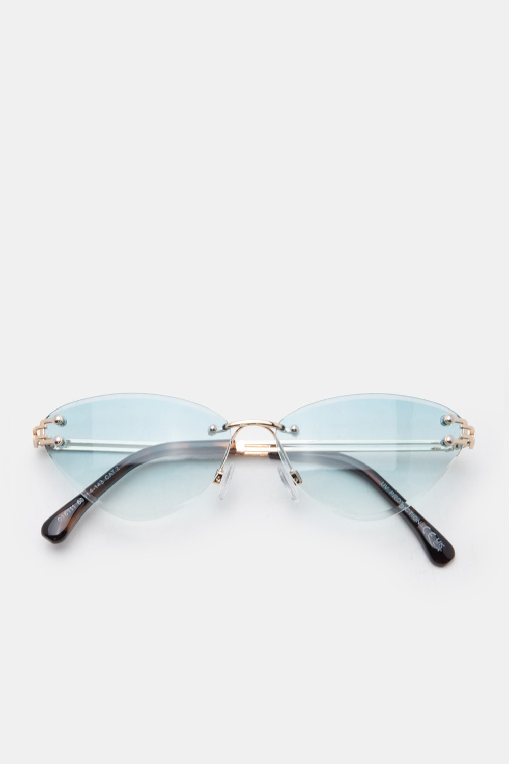 Γυαλιά Ηλιού Amethyst Diva Rimless - Τυρκουάζ