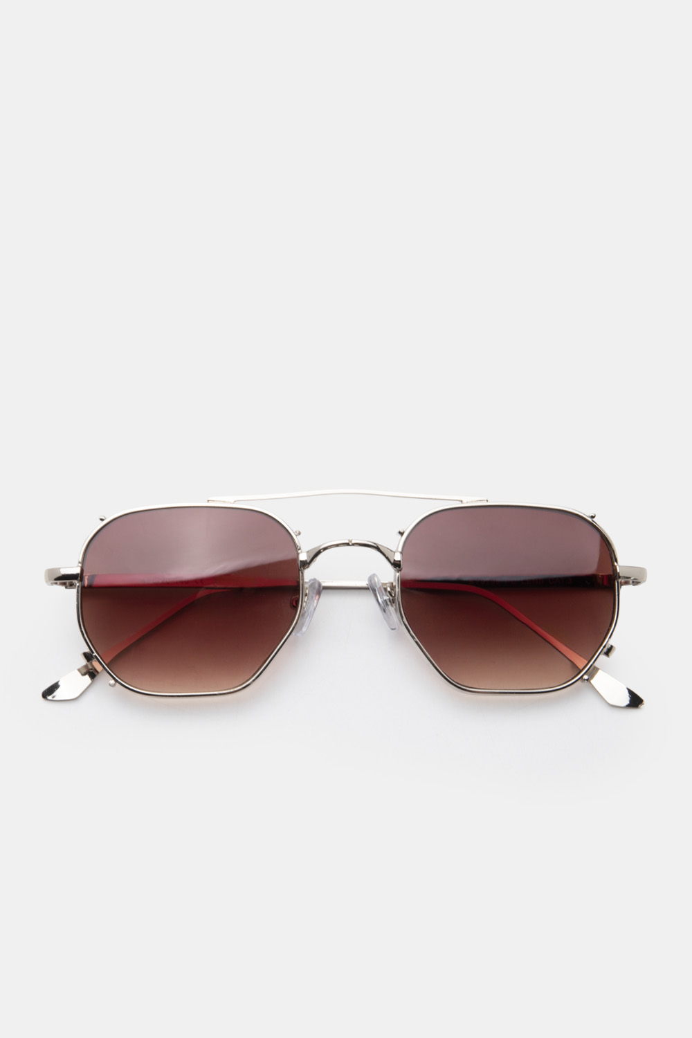 Γυαλία Ηλιού Stunning Geometric Aviator - Καφέ