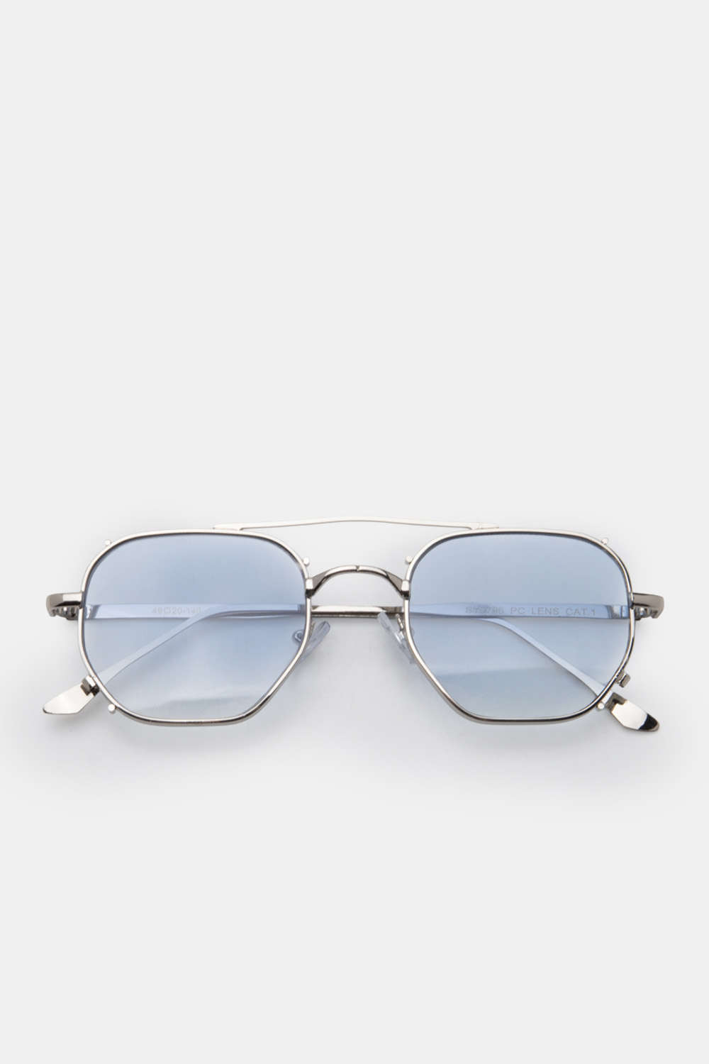 Γυαλία Ηλιού Stunning Geometric Aviator - Σιέλ