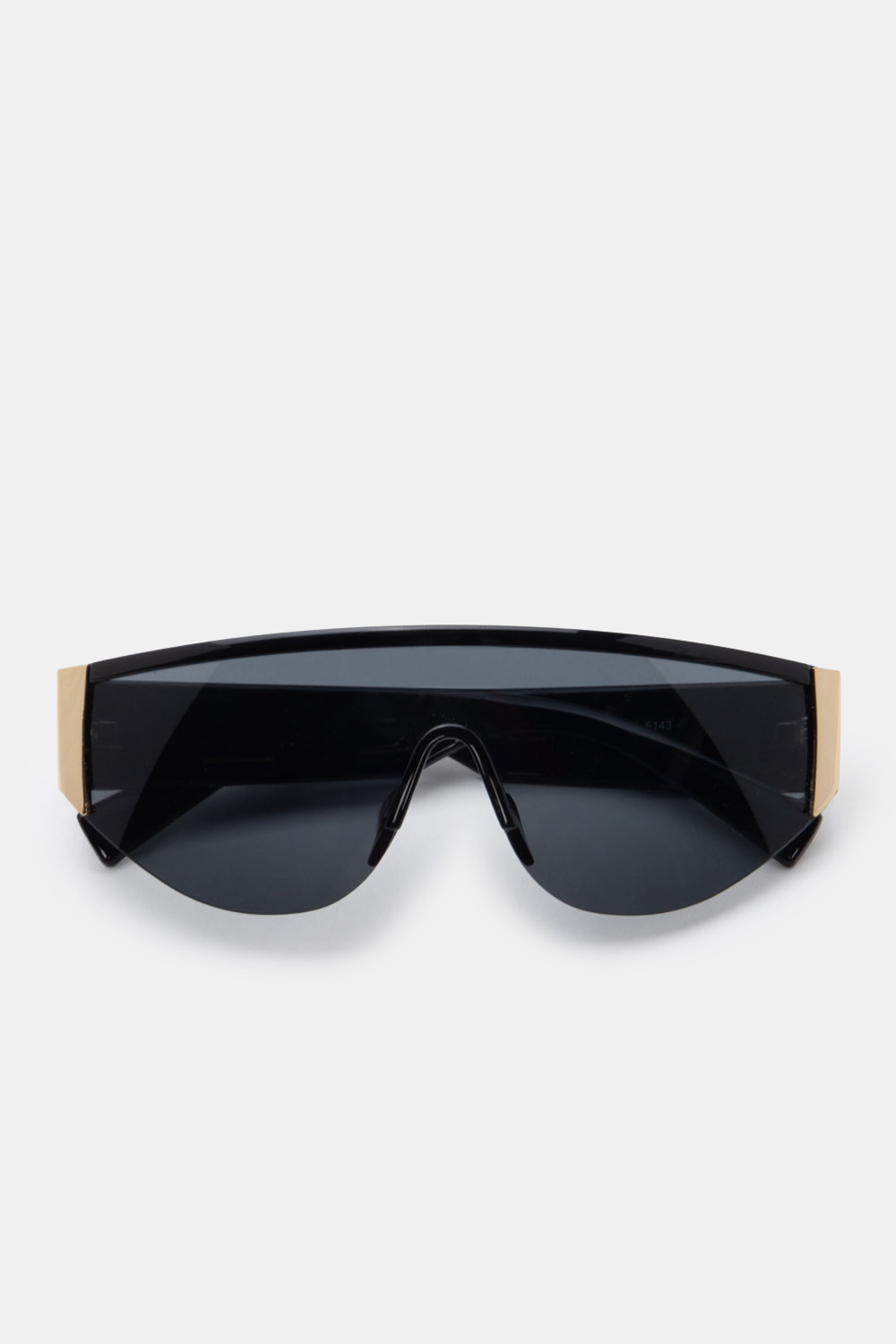 Γυαλιά Ηλιού Oversized Classy Mask - Μαύρο