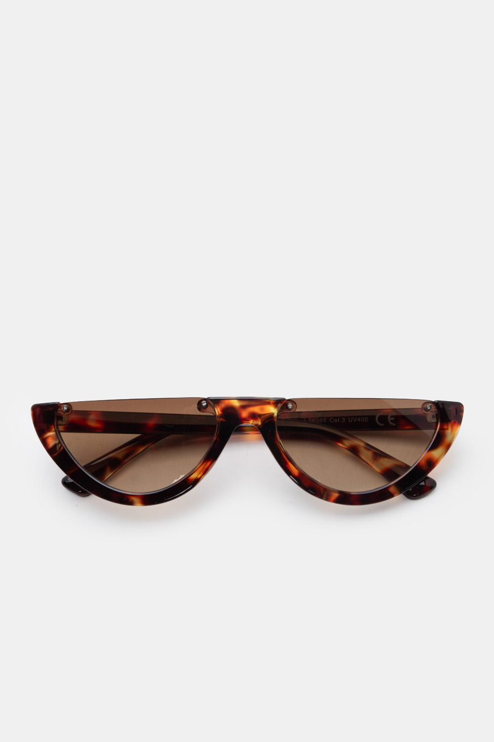 Γυαλιά Ηλιού Retro Half Frame - Animal Print