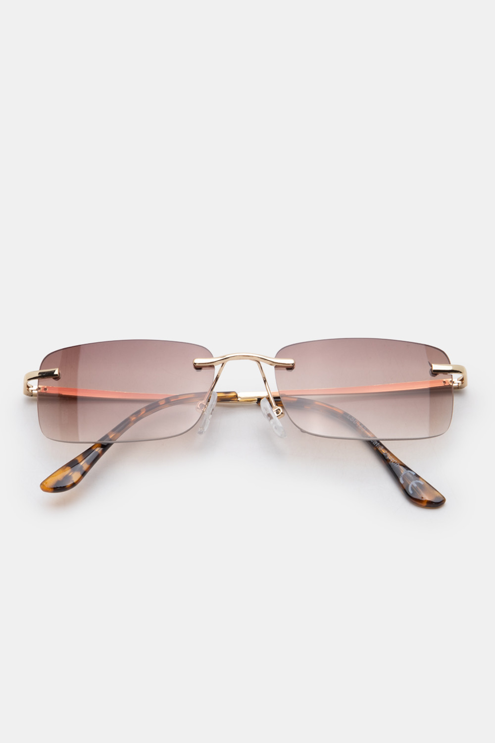 Γυαλιά Ηλίου Rimless - Καφέ