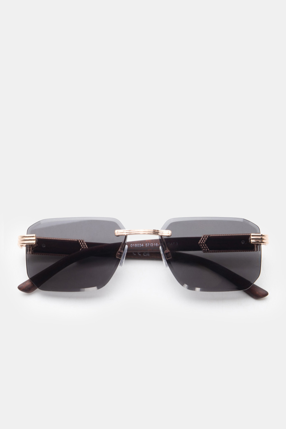 Γυαλιά Ηλιού Rimless Fashion - Μαύρο