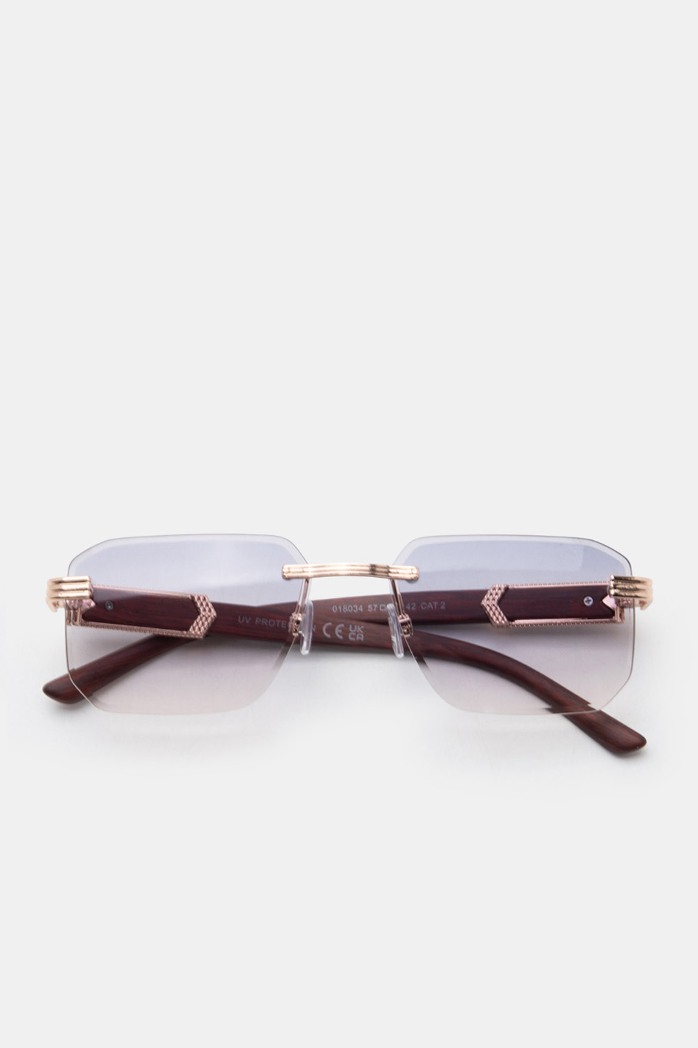 Γυαλιά Ηλιού Rimless Fashion - Γκρι