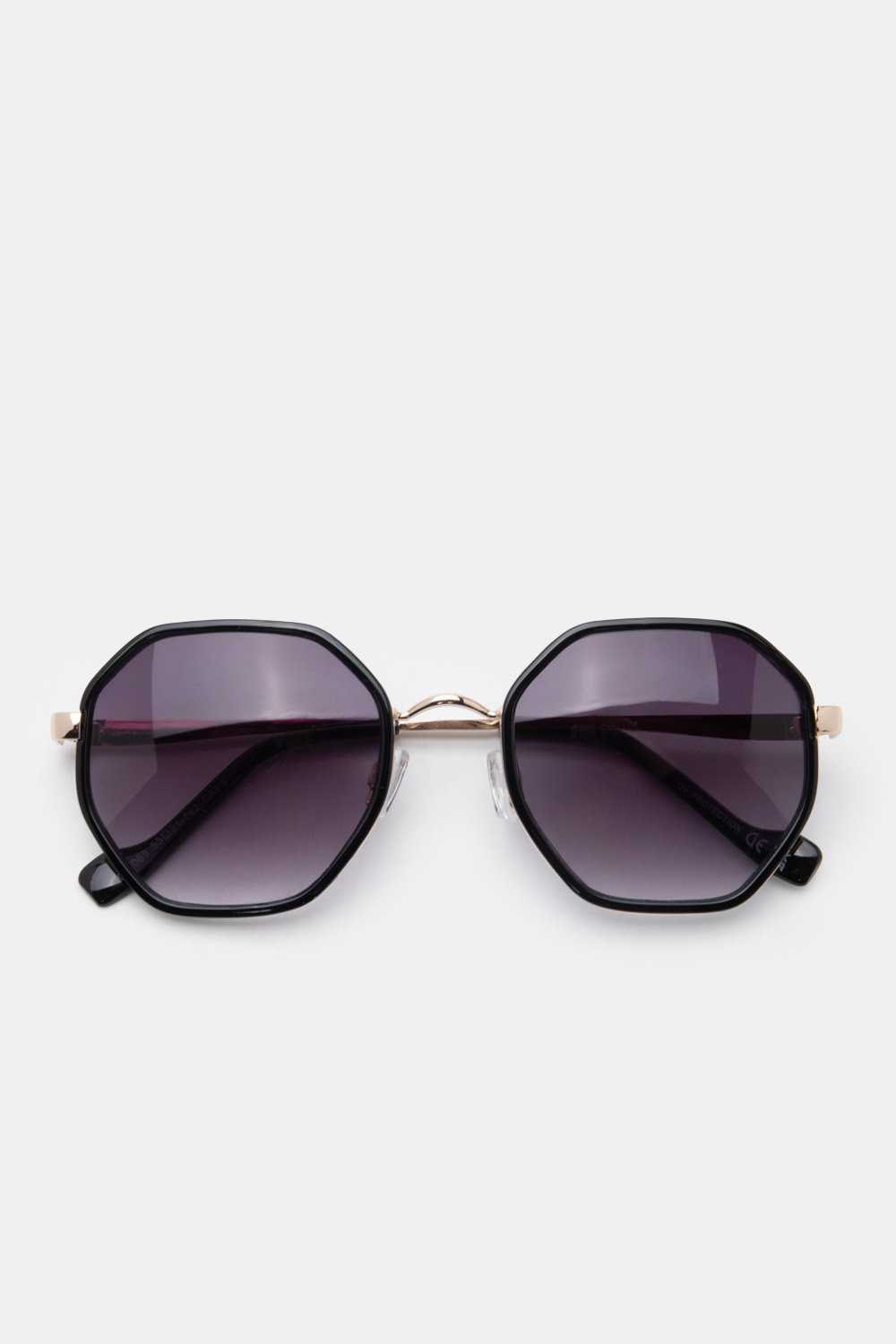Γυαλία Ηλιού Elegant Geometric Oversize Chic - Μαύρο