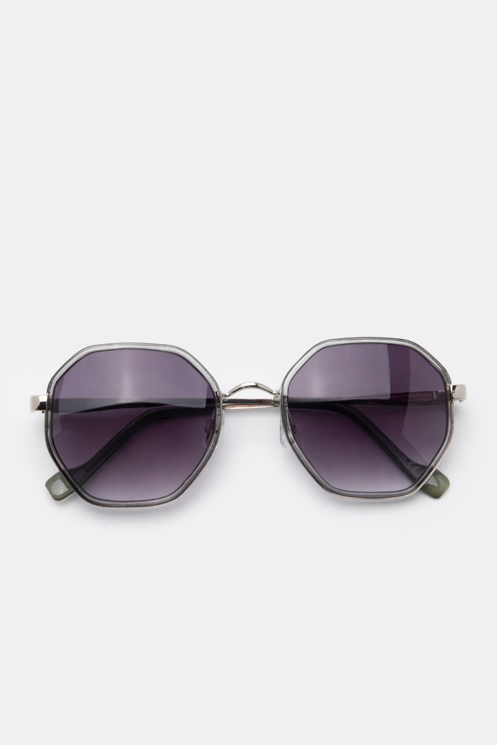 Γυαλία Ηλιού Elegant Geometric Oversize Chic - Γκρι