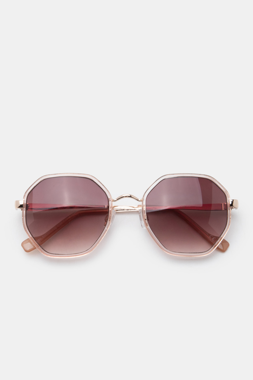 Γυαλία Ηλιού Elegant Geometric Oversize Chic - Ροζ