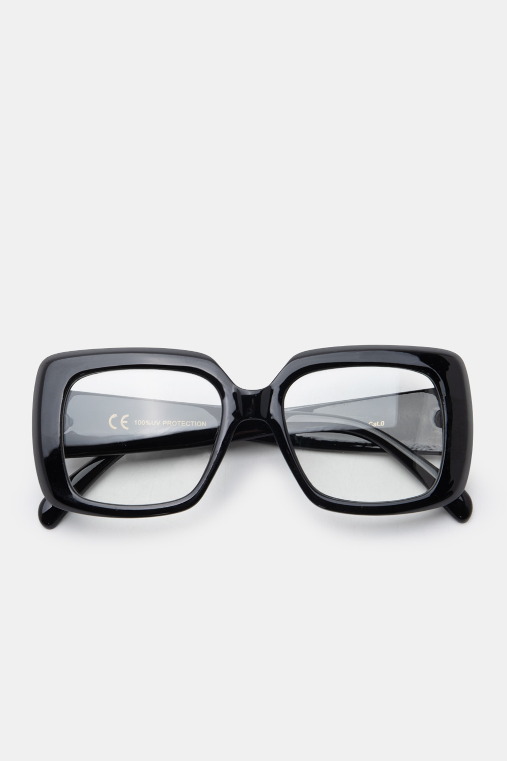 Γυαλιά Ηλίου Oversized Bold Chic Square - Μαύρο