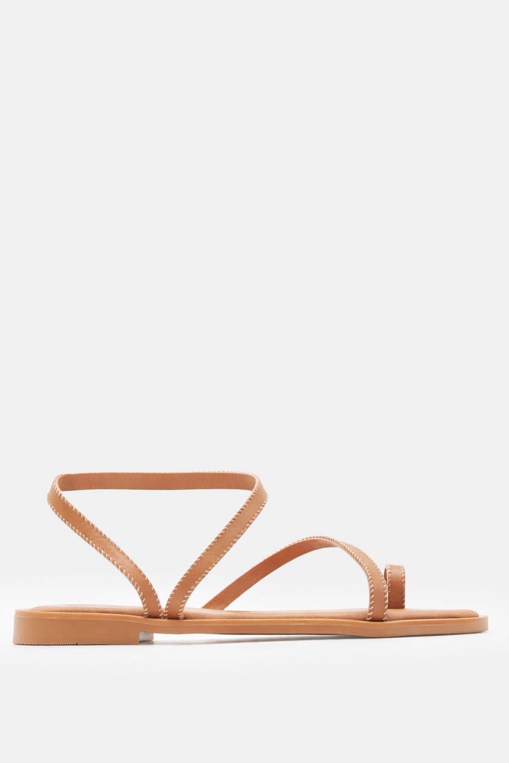 LUIGI DESIGN - Flat Σανδάλια με Λοξό Λουράκι - ΤΑΜΠΑ