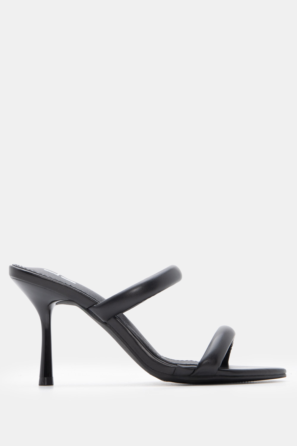 LUIGI DESIGN - Mules με Διπλά Λουράκια - Μαύρο