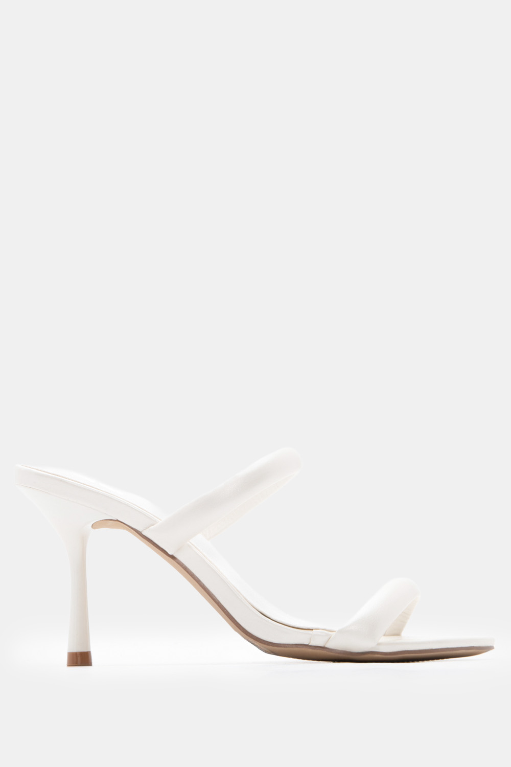 LUIGI DESIGN - Mules με Διπλά Λουράκια - Λευκό