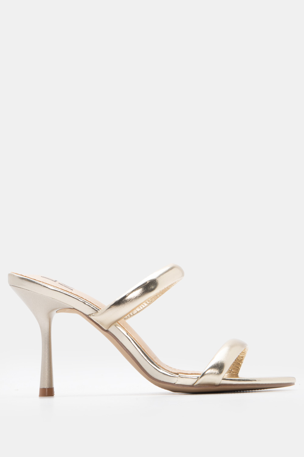 LUIGI DESIGN - Mules με Διπλά Λουράκια - Χρυσό