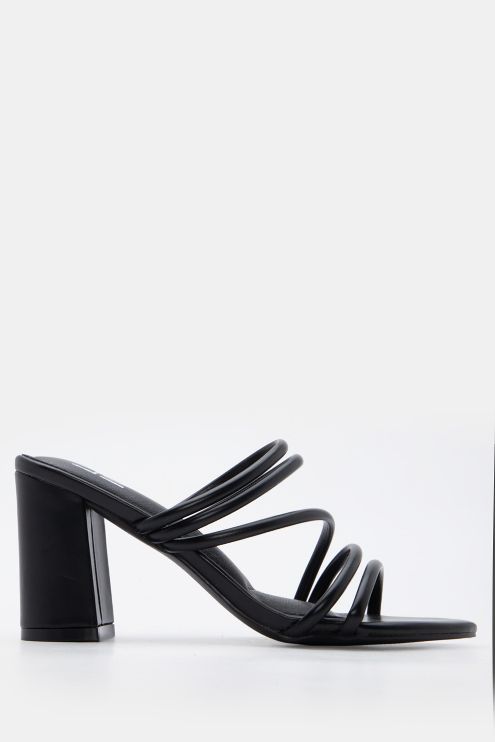 LUIGI DESIGN - Mules με Πολλαπλά Λουράκια - Μαύρο