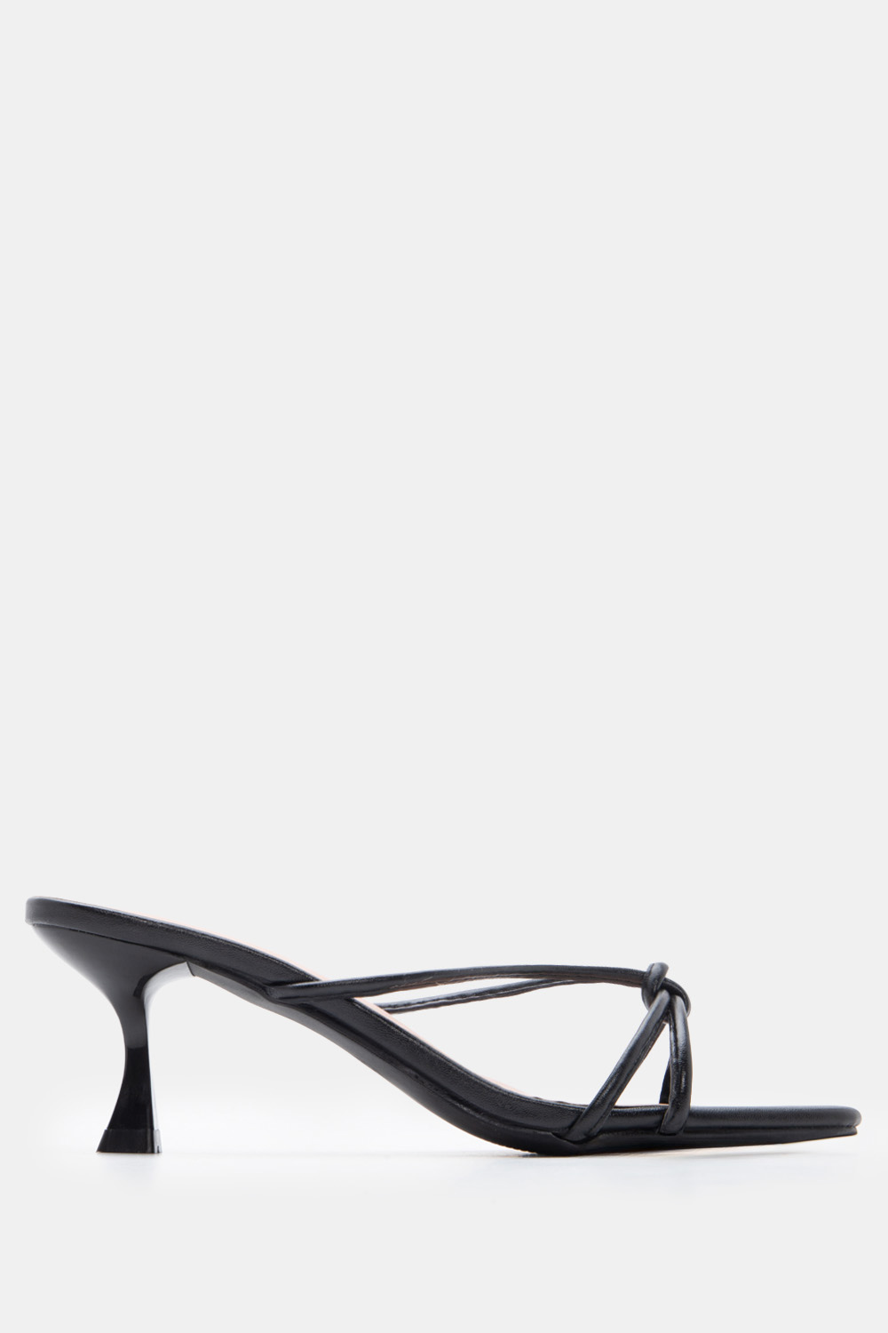 LUIGI DESIGN - Mules με Σχέδιο Κόμπο - Μαύρο