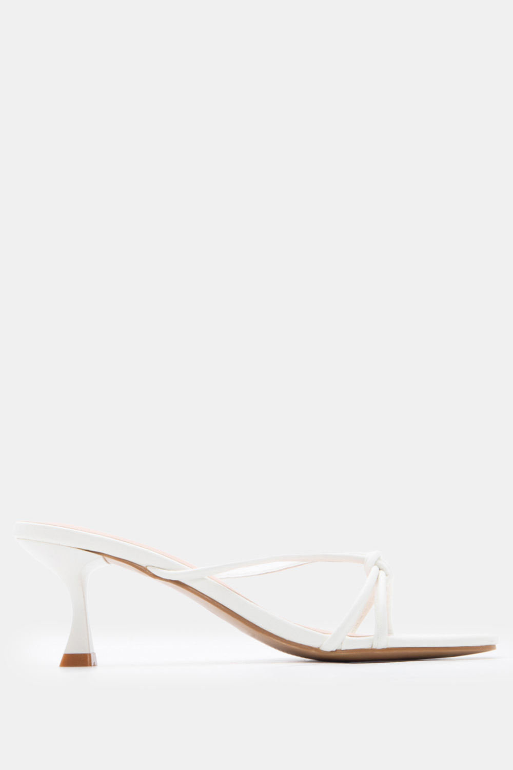 LUIGI DESIGN - Mules με Σχέδιο Κόμπο - Λευκό