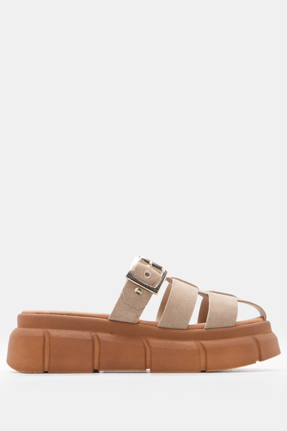 LUIGI DESIGN - Πλατφόρμες Flatform με Τόκα - Μπεζ
