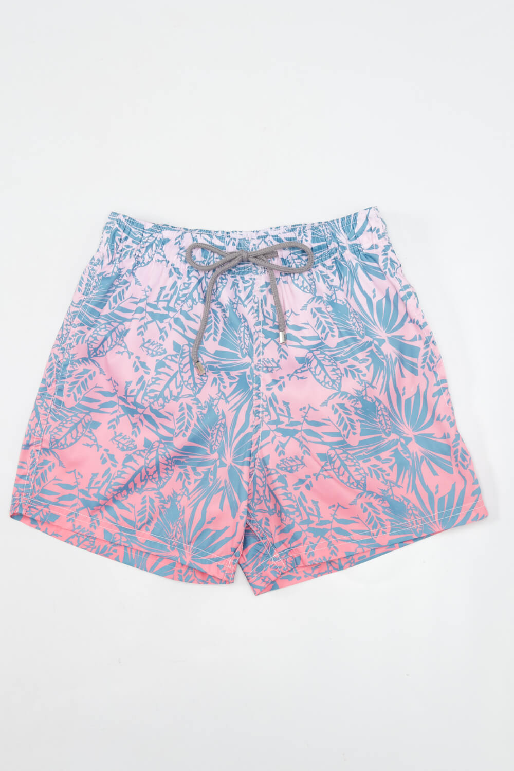 Μαγιό Ανδρικό Shorts Floral Slim Fit Ροζ