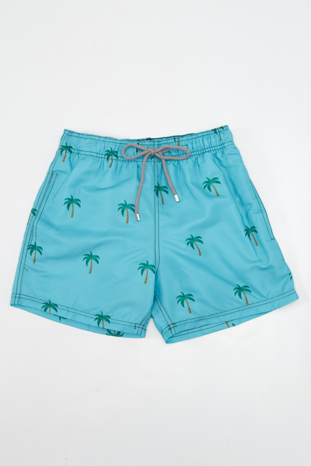 Μαγιό Ανδρικό Shorts Tropical Slim Fit Πετρόλ