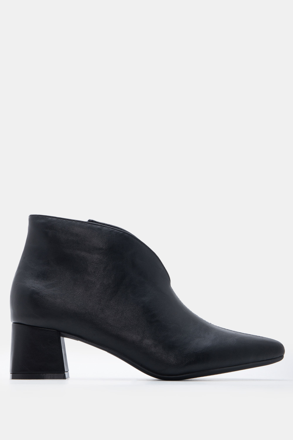Μποτάκια Αστραγάλου με Άνοιγμα - Μαύρο