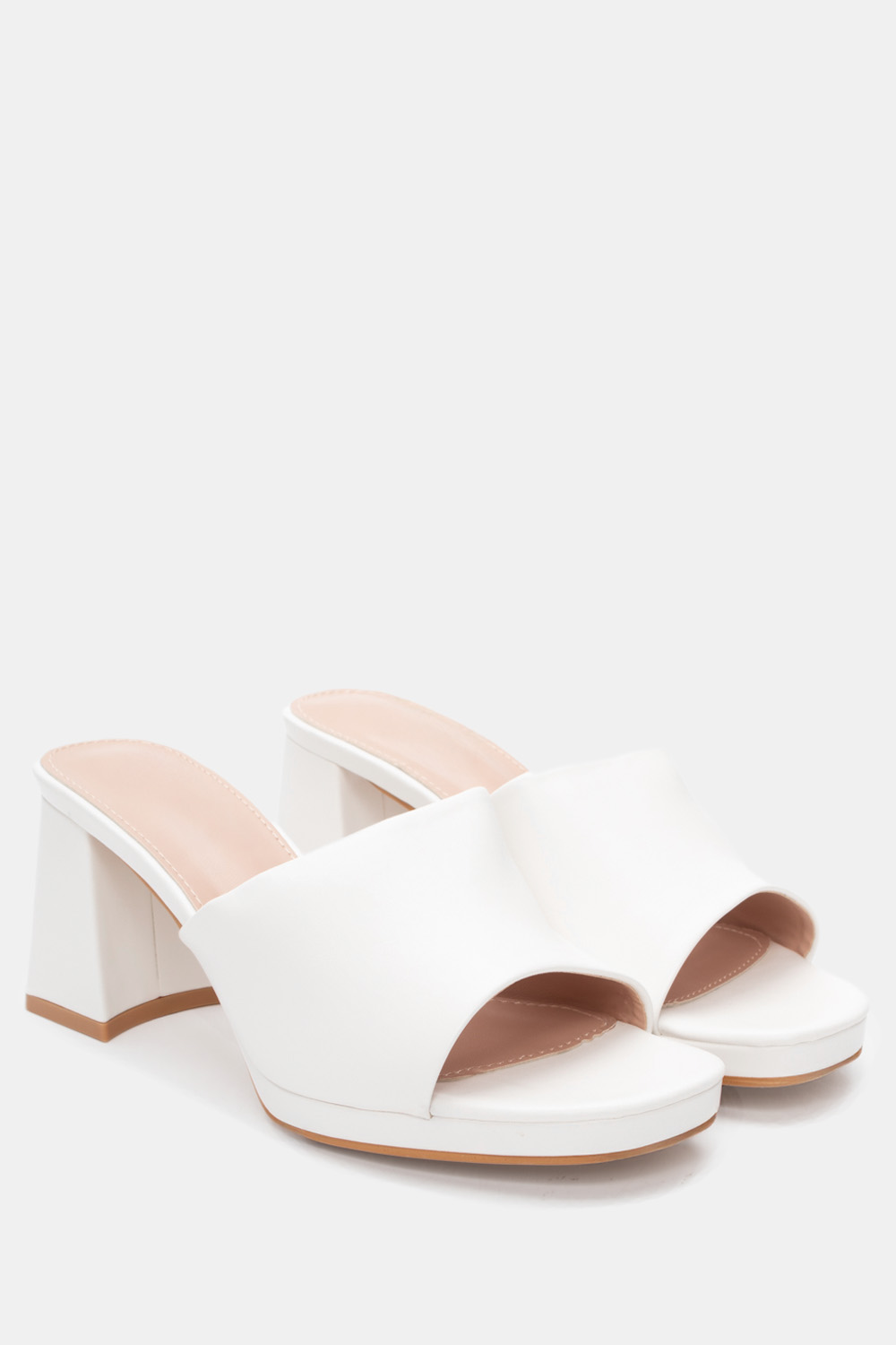 Mules με Φιάπα - Λευκό