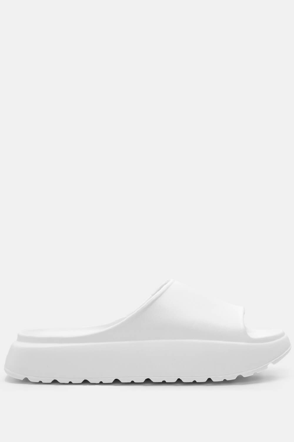 Παντόφλες Δίσολες Μονόχρωμες - Λευκό ΠΑΠΟΥΤΣΙΑ > Jelly Shoes