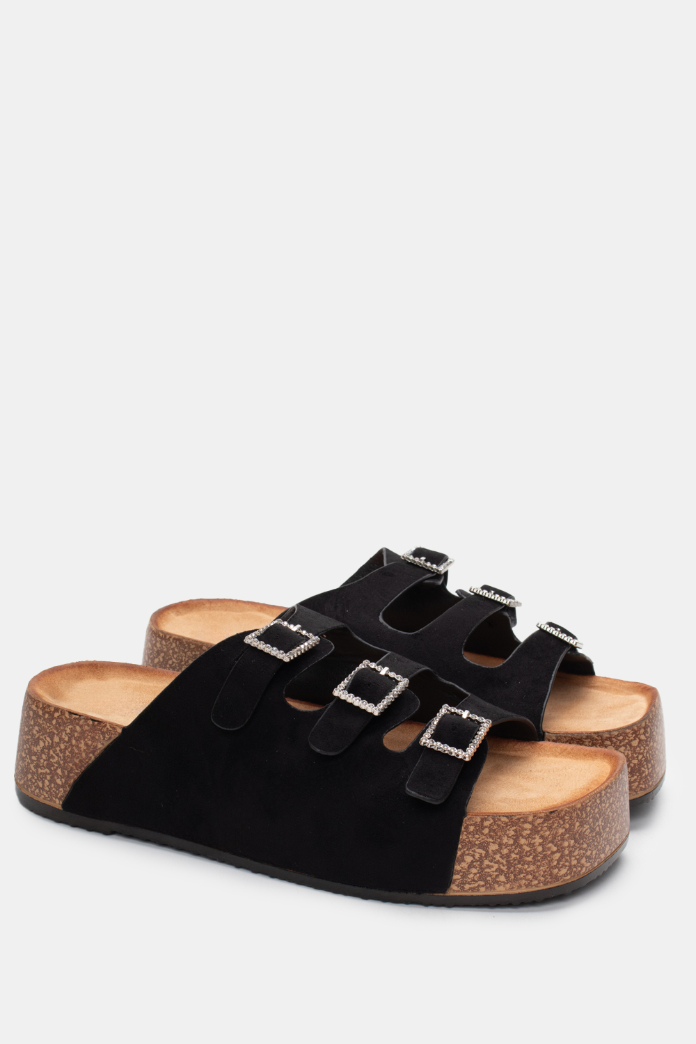 Πλατφόρμες με Strass - Μαύρο