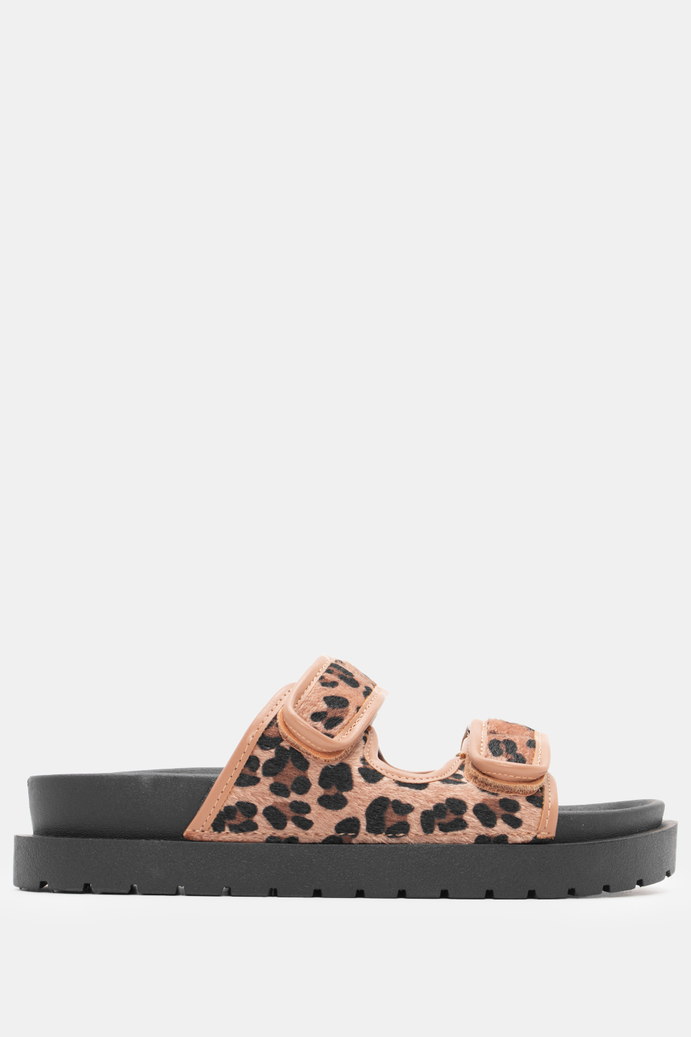 Σανδάλια Flatform με Λουράκια Scratch - Animal Print