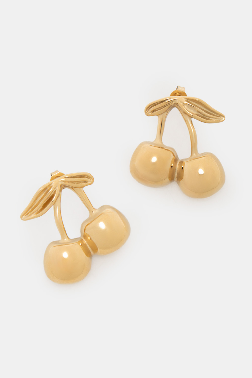 Σκουλαρίκια Κεράσια - Χρυσό