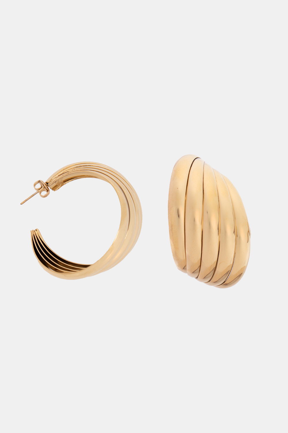 Σκουλαρίκια Κρίκοι - Χρυσό